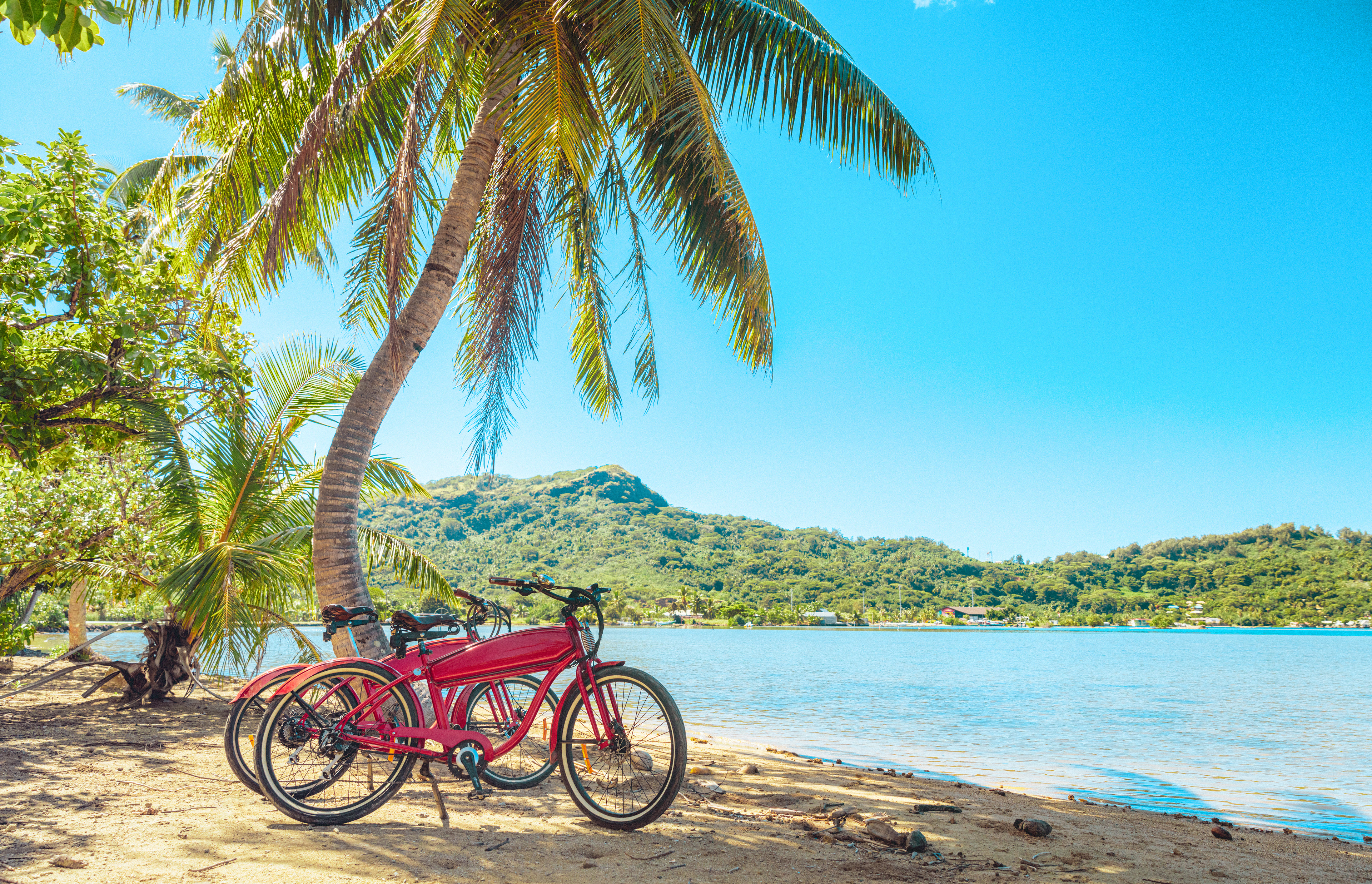 Photo of a Bike on the beach